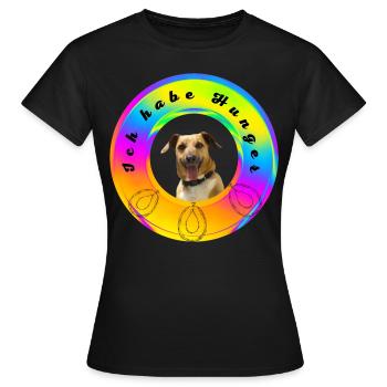 Ich habe Hunger auf Fleisch - Frauen T-Shirt - Schwarz - Vorne - AI Model Female 172 dark (172cm)