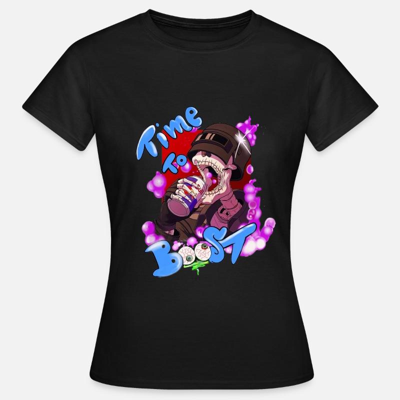 its Time to boost Tshirt - Women's T-Shirt - black