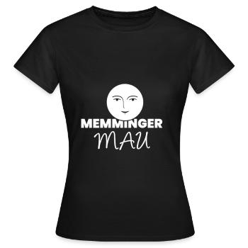 Memminger Mau - Frauen T-Shirt - Schwarz - Vorne - AI Model Female 172 dark (172cm)
