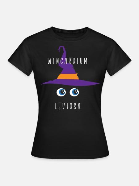 Wingardium leviosa - Frauen T-Shirt - Schwarz