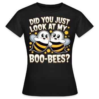 Don't look at my boo bees! - Women's T-Shirt - black - Front - AI Model Female 172 dark (172cm)