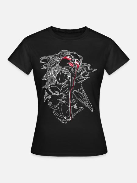 ### - Frauen T-Shirt - Schwarz