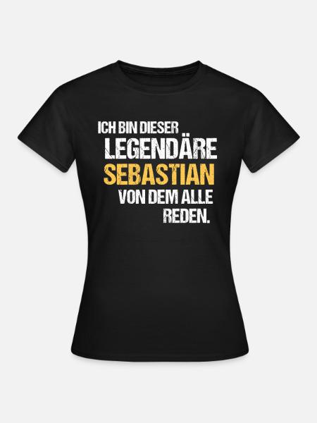 Sebastian Legende - Frauen T-Shirt - Schwarz