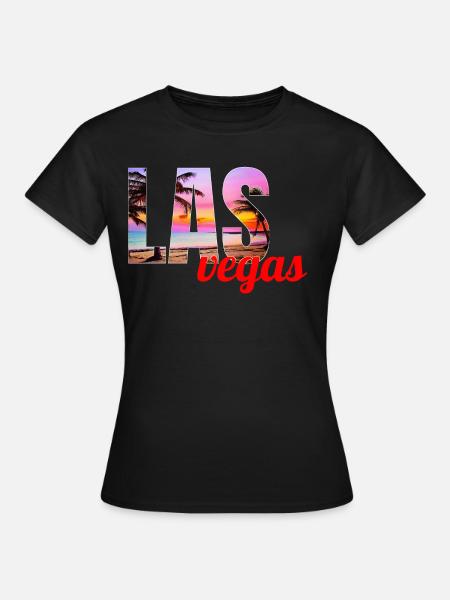 las vegas - Women's T-Shirt - black