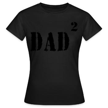 DAD - T-shirt Femme - noir - Devant - AI Model Female 172 dark (172cm)