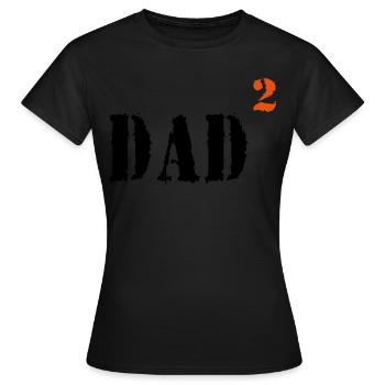 DAD - T-shirt Femme - noir - Devant - AI Model Female 172 dark (172cm)