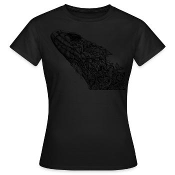 Lizard Clockwork - Women's T-Shirt - black - Front - AI Model Female 172 dark (172cm)