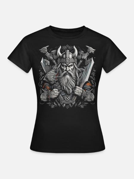 Odin - Frauen T-Shirt - Schwarz