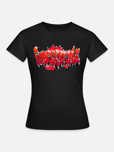 Indissociable graffiti - Women's T-Shirt - black