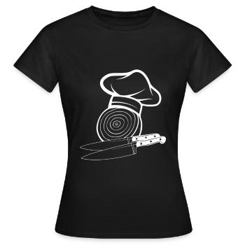 Onion Onion's boss - Women's T-Shirt - black - Front - AI Model Female 172 dark (172cm)