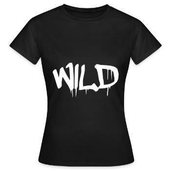 Wild - Wilds - T-shirt Femme - noir - Devant - AI Model Female 172 dark (172cm)