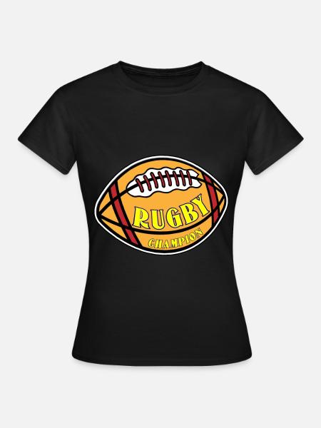 Rugby Campion - Rugby - Frauen T-Shirt - Schwarz