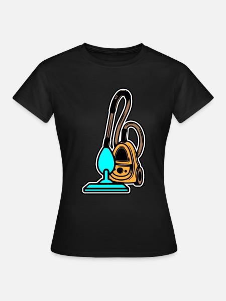 Staubsauger - Frauen T-Shirt - Schwarz