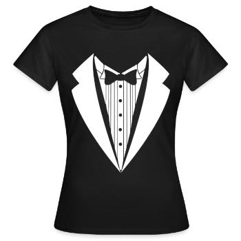 costume - T-shirt Femme - noir - Devant - AI Model Female 172 dark (172cm)