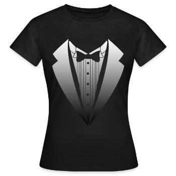 costume - T-shirt Femme - noir - Devant - AI Model Female 172 dark (172cm)
