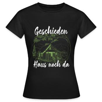 Geschiedene Scheidungsparty Scheidung Geschenk - Frauen T-Shirt - Schwarz - Vorne - AI Model Female 172 dark (172cm)