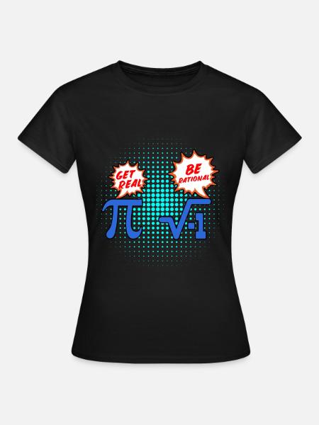 Mathématiques Pi nombre rationnel - T-shirt Femme - noir