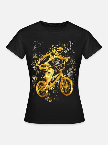 BMX Fahrrad | BMX Rad | BMX Geschenkidee ♥ - Frauen T-Shirt - Schwarz