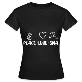 Patientengesundheit Cna-versorgung Für Menschen - Frauen T-Shirt - Schwarz - Vorne - AI Model Female 172 dark (172cm)