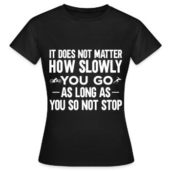 Paratriathlètes Fitness World Triathlon Para-series - T-shirt Femme - noir - Devant - AI Model Female 172 dark (172cm)