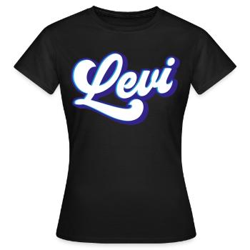 Lévi | Couleurs changeantes - T-shirt Femme - noir - Devant - AI Model Female 172 dark (172cm)