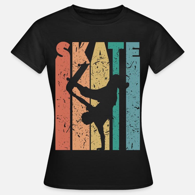 Skate - T-shirt Femme - noir