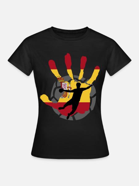 Spanien Handballer Handball Geschenk - Frauen T-Shirt - Schwarz