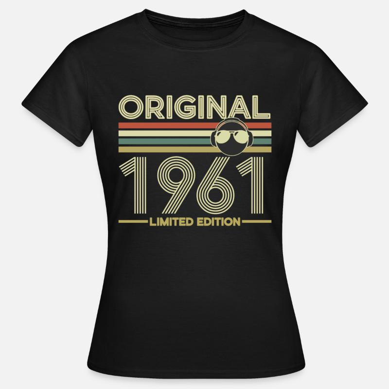 1961 - Naisten t-paita - musta