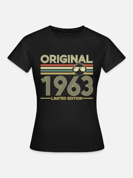 1963 - Frauen T-Shirt - Schwarz