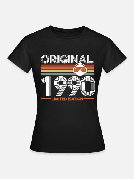 1990 - T-shirt Femme - noir