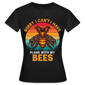 Apiculture Cours d’apiculture Association des apiculteurs Apiculteurs - T-shirt Femme - noir - Devant - AI Model Female 172 dark (172cm)