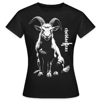 Bouc - T-shirt Femme - noir - Devant - AI Model Female 172 dark (172cm)