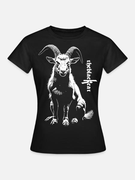 Ziegenbock - Frauen T-Shirt - Schwarz