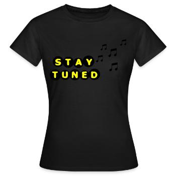 Musik - Frauen T-Shirt - Schwarz - Vorne - AI Model Female 172 dark (172cm)