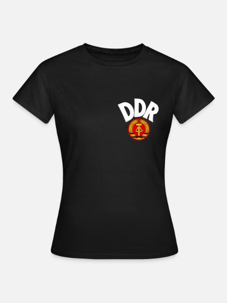 Koszulka piłkarska NRD - Dame-T-shirt - sort