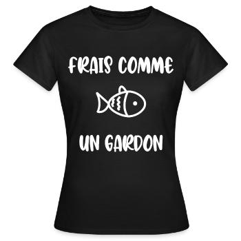Frisch wie eine Kakerlake - Frauen T-Shirt - Schwarz - Vorne - AI Model Female 172 dark (172cm)