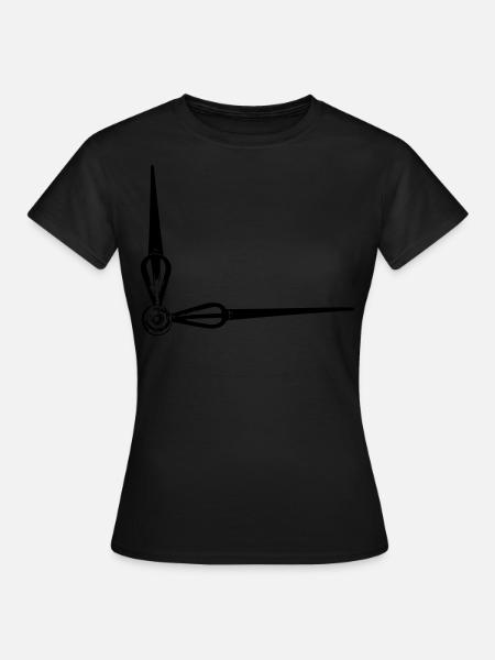 Horloge - T-shirt Femme - noir