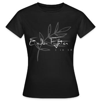 Endometriosis Awareness Shirt - Women's T-Shirt - black - Front - AI Model Female 172 dark (172cm)