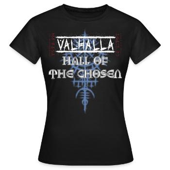 Valhalla - Hall of the chosen - Women's T-Shirt - black - Front - AI Model Female 172 dark (172cm)