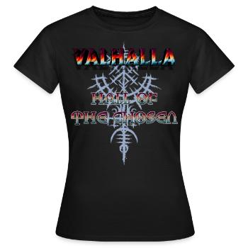 Valhalla - Hall of the chosen - Women's T-Shirt - black - Front - AI Model Female 172 dark (172cm)