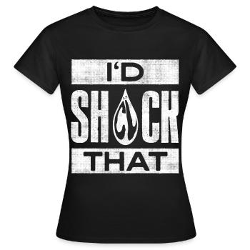 Pool Guy Cleaner Pool Service Je choquerais ça drôle - T-shirt Femme - noir - Devant - AI Model Female 172 dark (172cm)