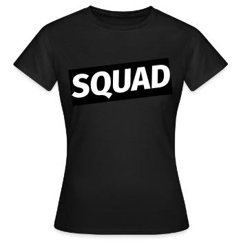 squad - Frauen T-Shirt - Schwarz - Vorne - AI Model Female 172 dark (172cm)
