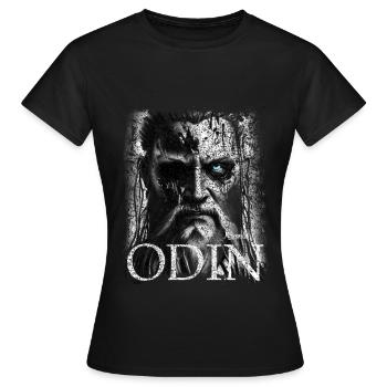 Odin - Frauen T-Shirt - Schwarz - Vorne - AI Model Female 172 dark (172cm)