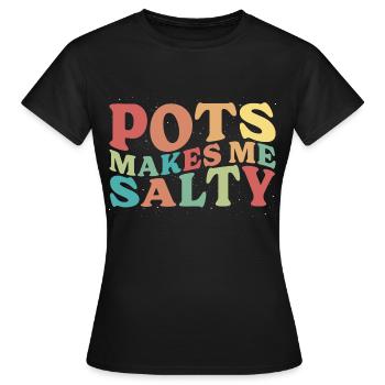 Dysautonomia Awareness Chronic Illness - Women's T-Shirt - black - Front - AI Model Female 172 dark (172cm)