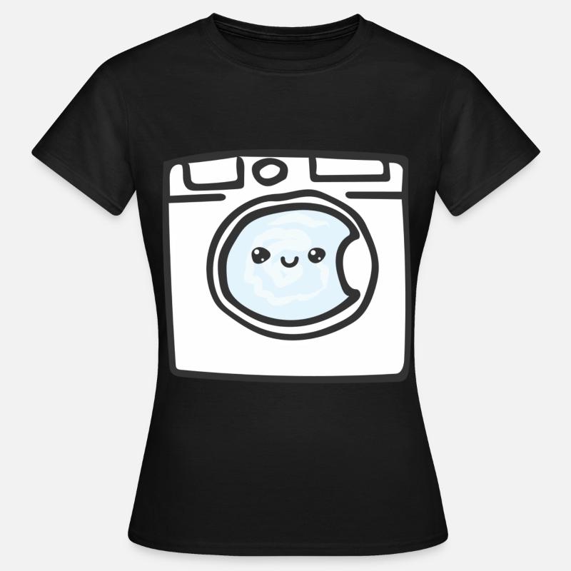 Machine à laver - T-shirt Femme - noir