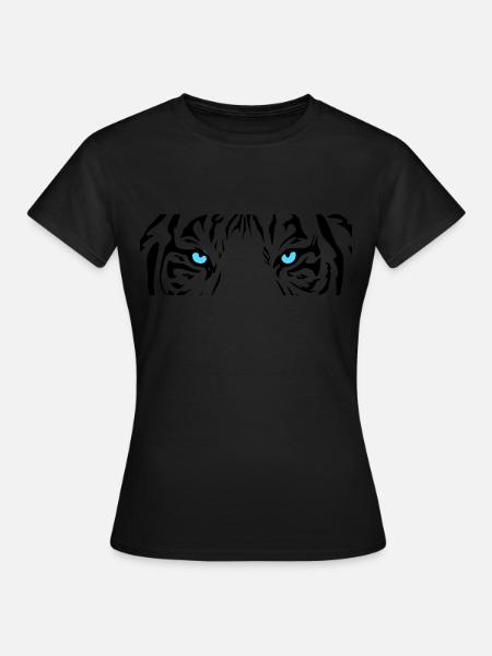 Tiger - Frauen T-Shirt - Schwarz