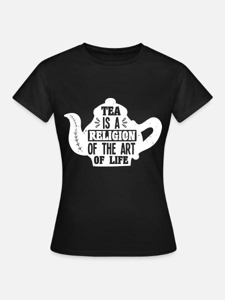 Tee Religion - Frauen T-Shirt - Schwarz