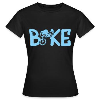 Bike - Frauen T-Shirt - Schwarz - Vorne - AI Model Female 172 dark (172cm)