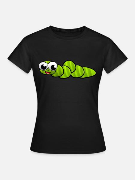Wurm - Frauen T-Shirt - Schwarz