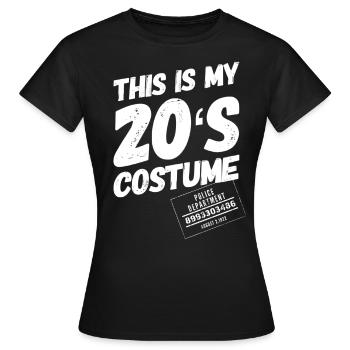 1920 - Frauen T-Shirt - Schwarz - Vorne - AI Model Female 172 dark (172cm)